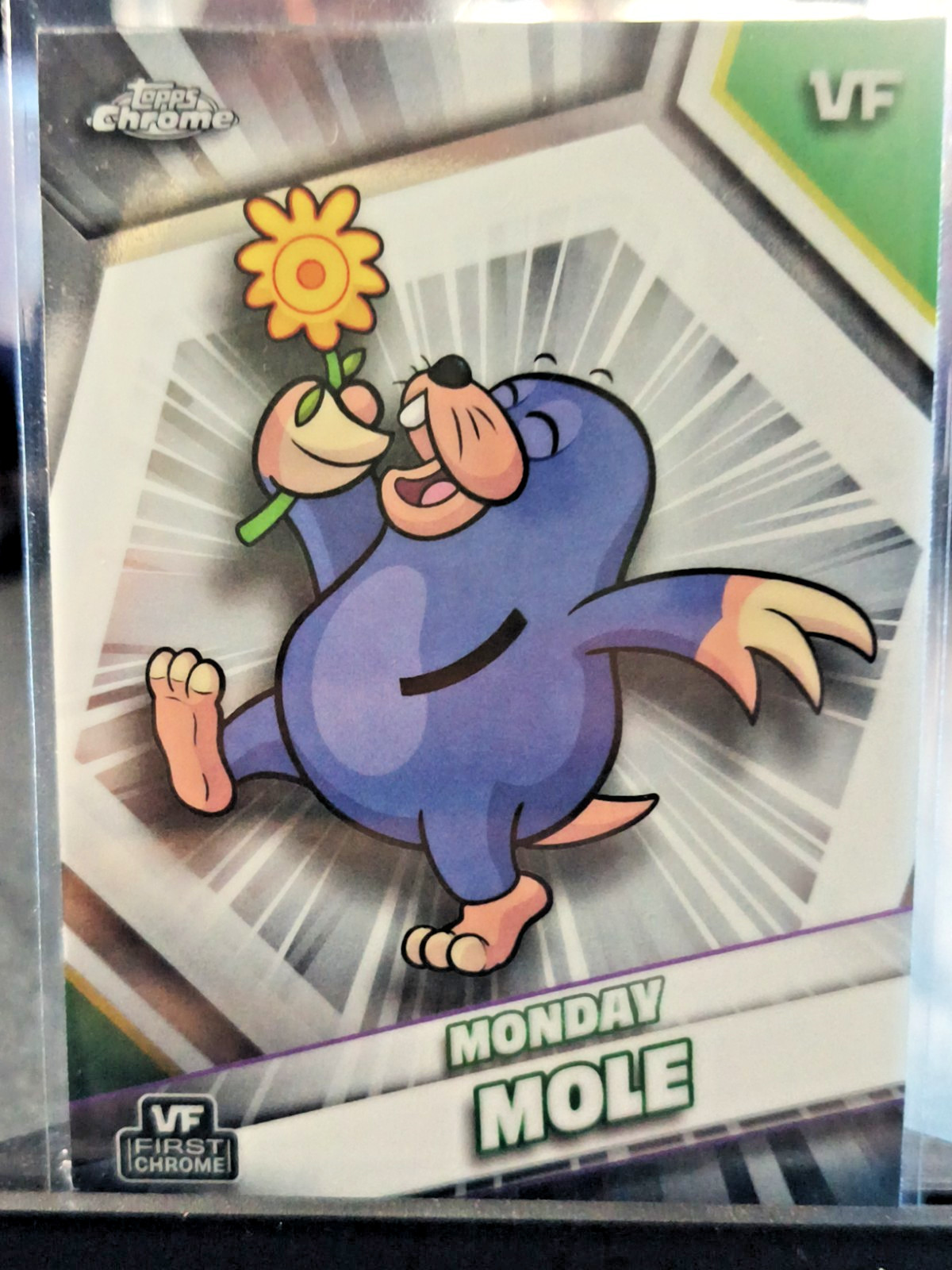 2026 Topps Chrome VeeFriends Monday Mole 1st Chrome