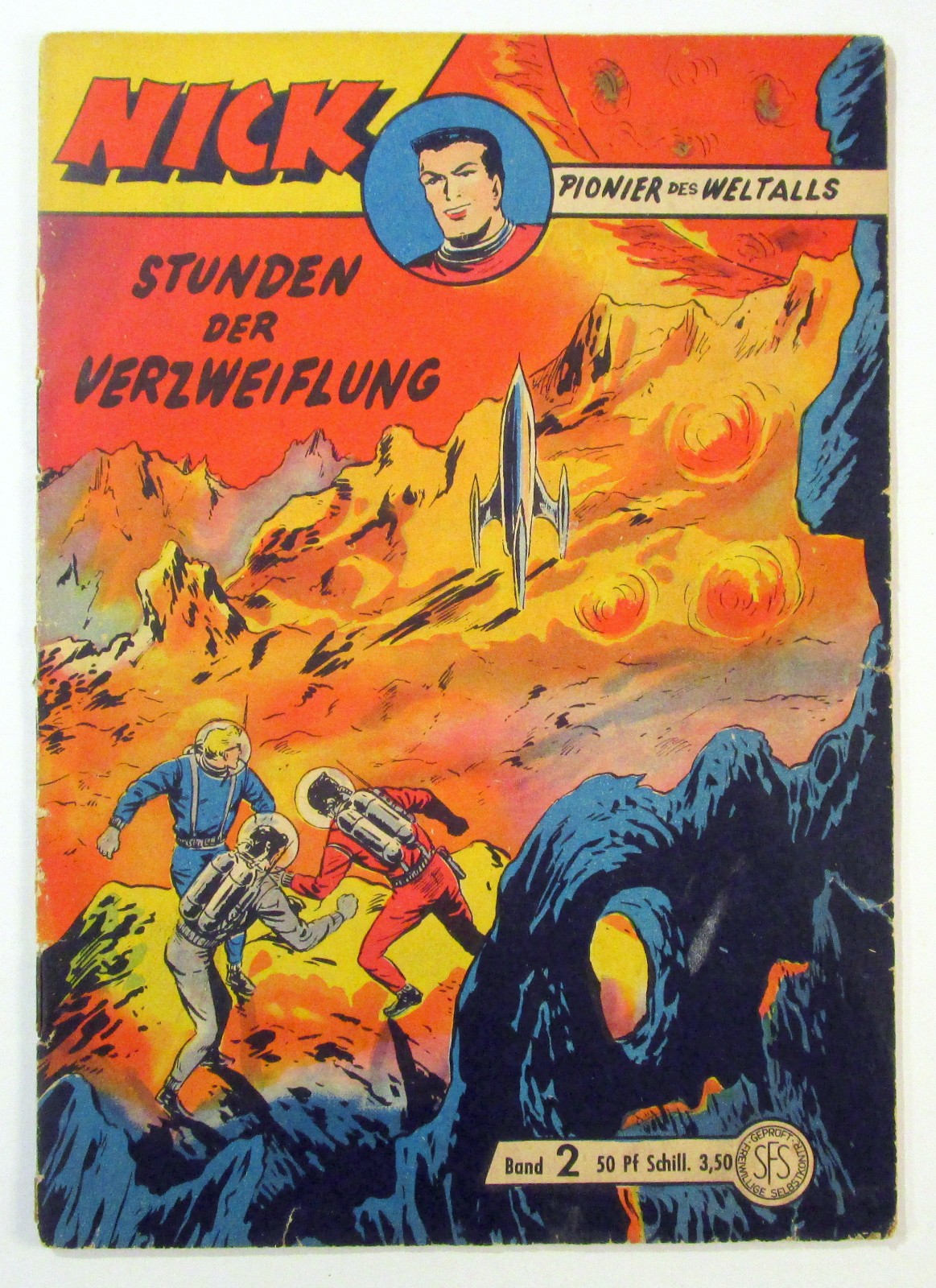 Nick Großband # 2 Ore di Disperazione Originale Lehning Editore 1959 Z 3