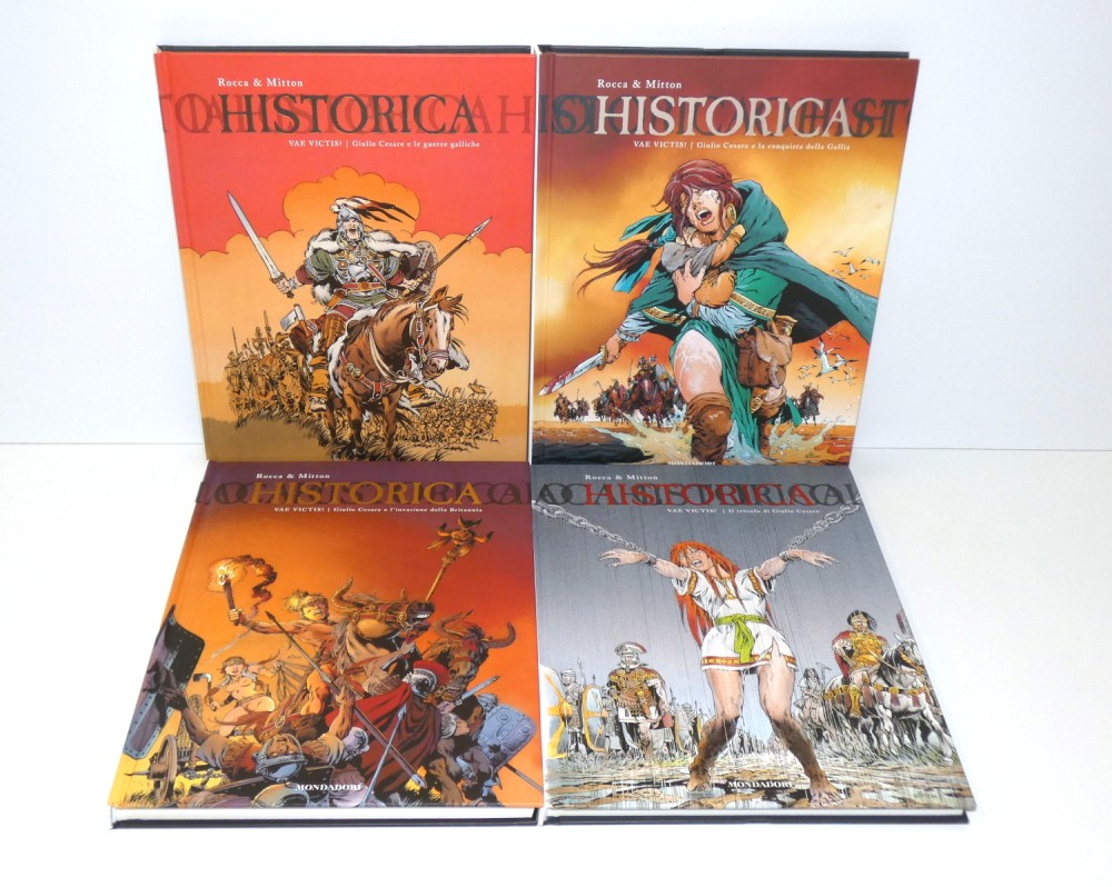 HISTORICA nn. 4, 8, 14, 18 VAE VICTIS! nn. 1-4 serie completa Mondadori 2013-14