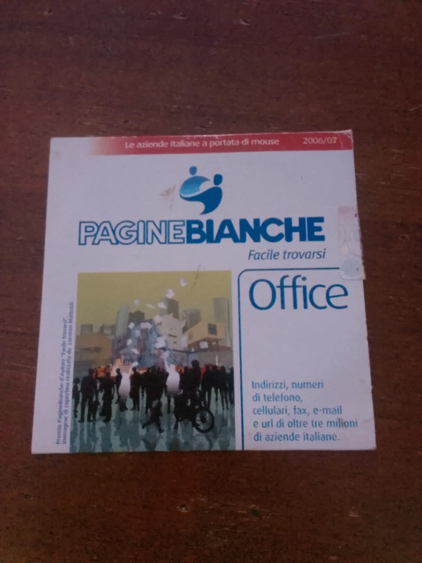 CD pagine bianche office ancora sigillato 2006/2007