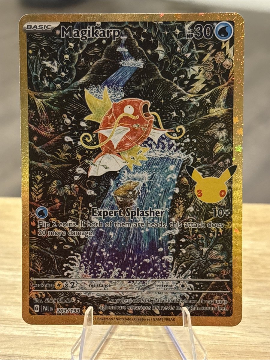 Pokemon 30° Anniversario Celebrazioni Collezione Classica Magikarp 203/193 NM
