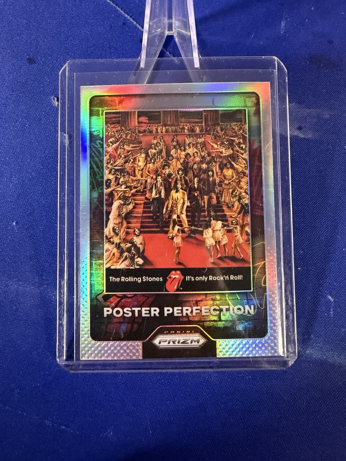 2025 Panini Prizm The Rolling Stones Poster Perfezione #8 Silver Prizm