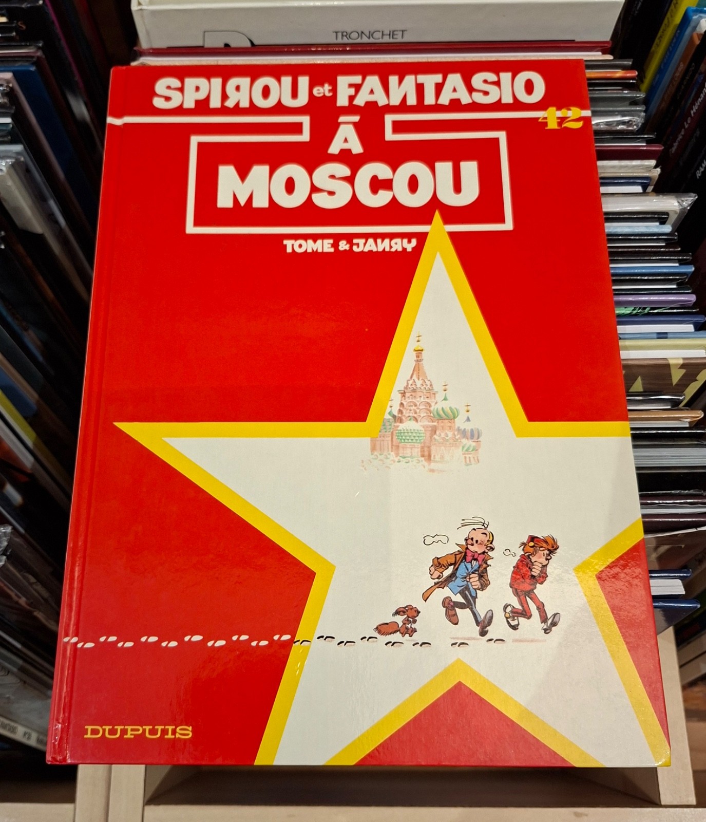 Spirou & Fantasio à Moscou _ Tome & Janry _ Dupuis / E.O. 1990 TBE + Cartes !