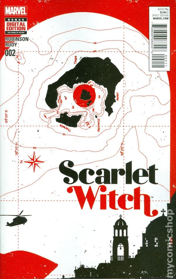 Scarlet Witch #2A Aja FN 2016 Stock Image