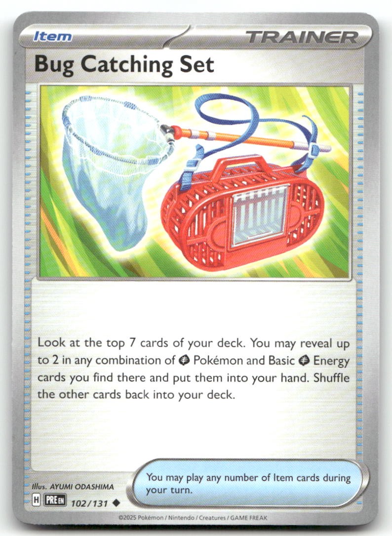 Bug Catching Set 102/131 Evoluzioni Prismatiche Non Comuni Pokemon Near Mint
