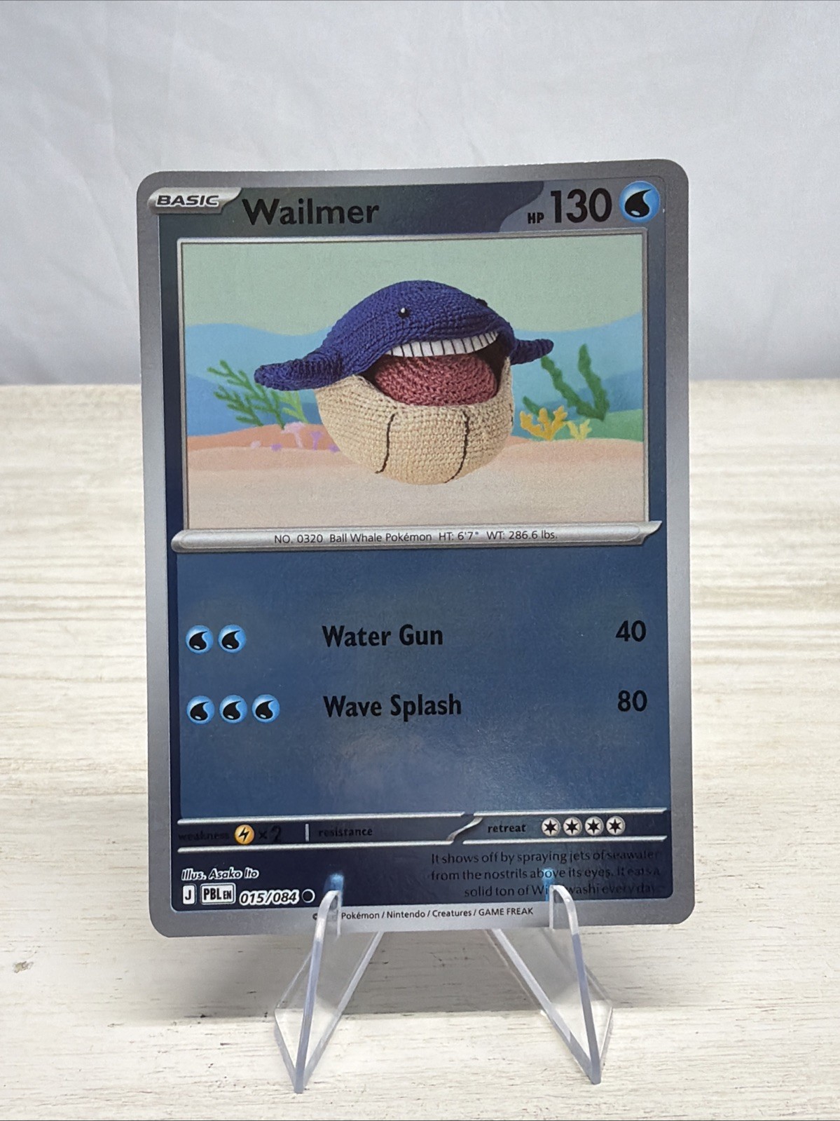 Wailmer 015/084 Common Pitch Black Pokemon Reverse Holo Near Mint NM