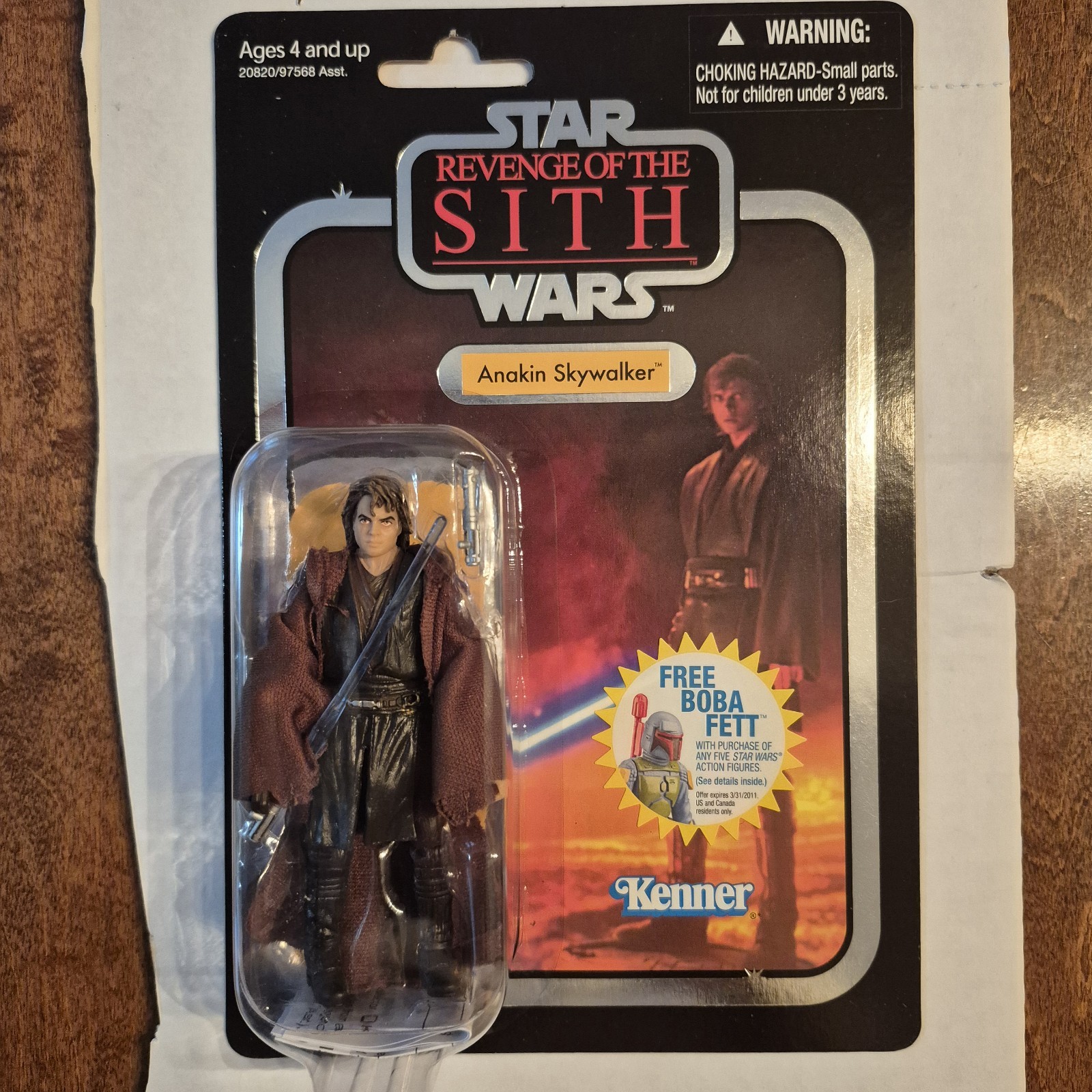Star Wars The Vintage Collection ANAKIN SKYWALKER VC13 Foil 3.75" Figure 2010
