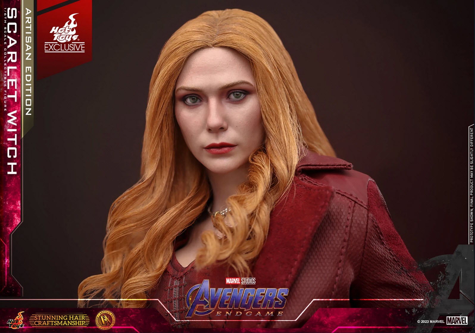 Modellino esclusivo 1/6 Hot Toys Scarlet Witch Artisan Edition DX36AE nuovo con scatola come nuovo