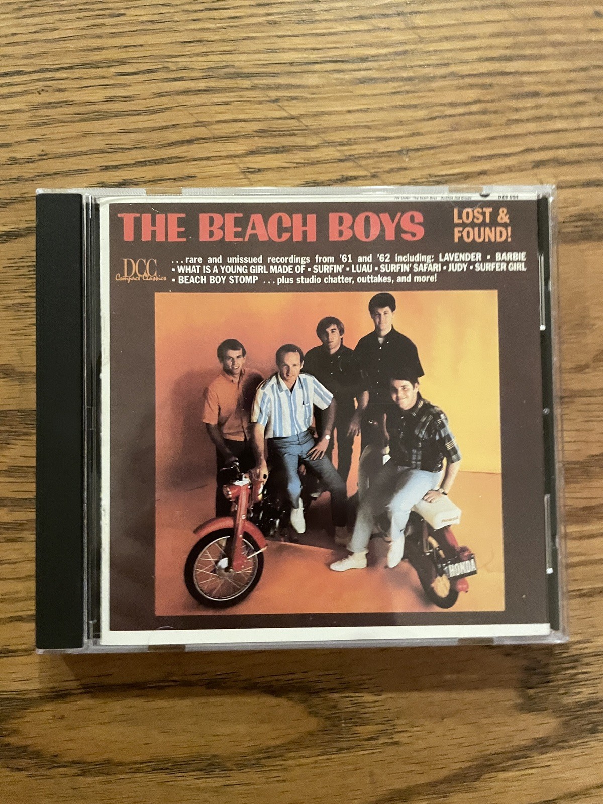 THE BEACH BOYS - LOST & FOUND 1961 - 1962, CD, DCC COMPACT CLASSICS, 1991, NEW