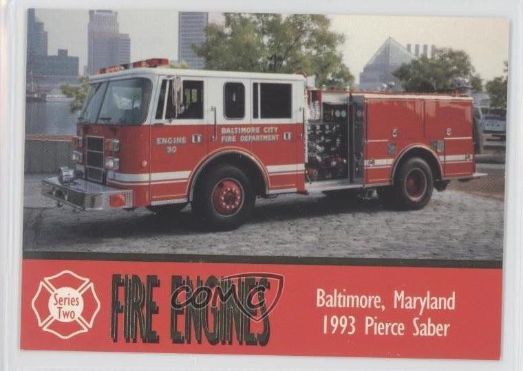 1993 Bon Air Fire Engines Series 2 Baltimore MD 1993 Pierce Saber #133 0b6