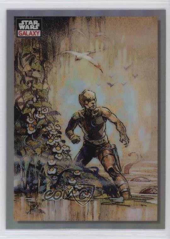 2023 Topps Chrome Star Wars Galaxy rifrattore Luke Skywalker #25 0i7z