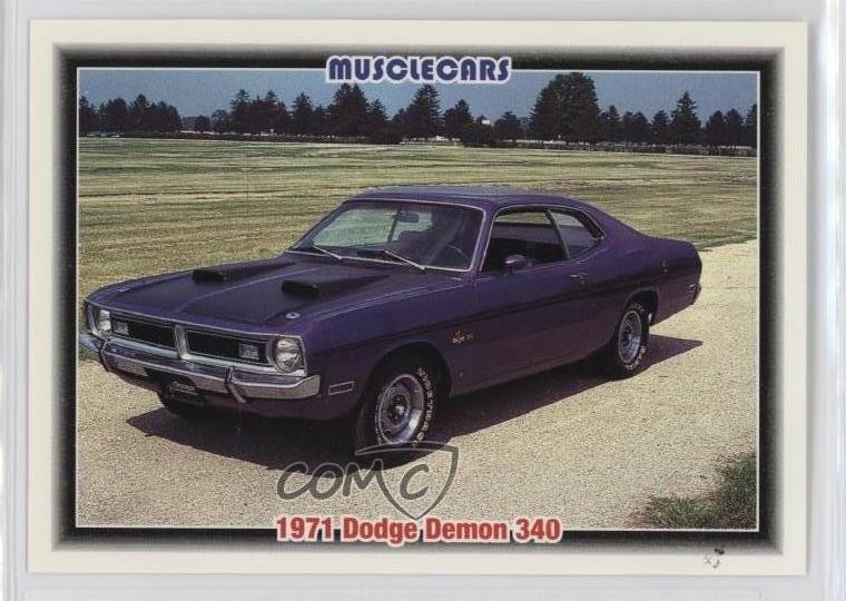 1992 Collect-A-Card Musclecars 1971 Dodge Demon 340 #67 3c7