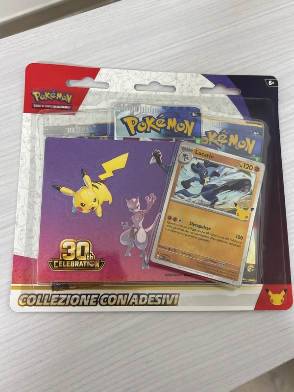 Blister lucario 30 anniversario