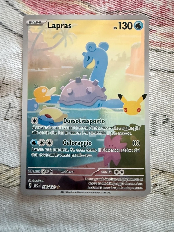 Lapras 30 Anniversario