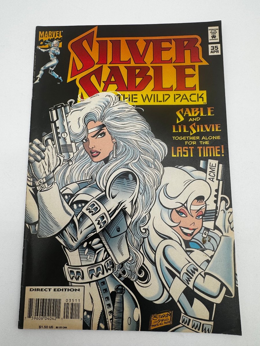 Silver Sable & The Wild Pack #35 Final Issue Marvel Comic 1995 Steven Butler