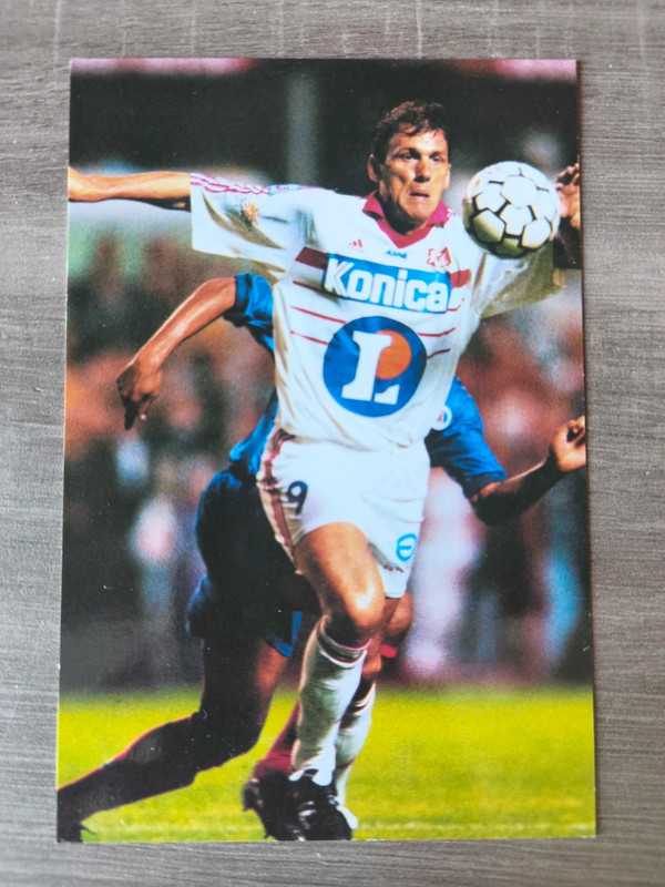Carte Photo Foot 2000 ASNL Tony Cascarino Nancy Lorraine Foot D1 France Star Football