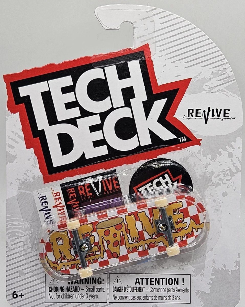 Nuovo Tech Deck REVIVE Skateboard Pizza Lifeline Fingerboard