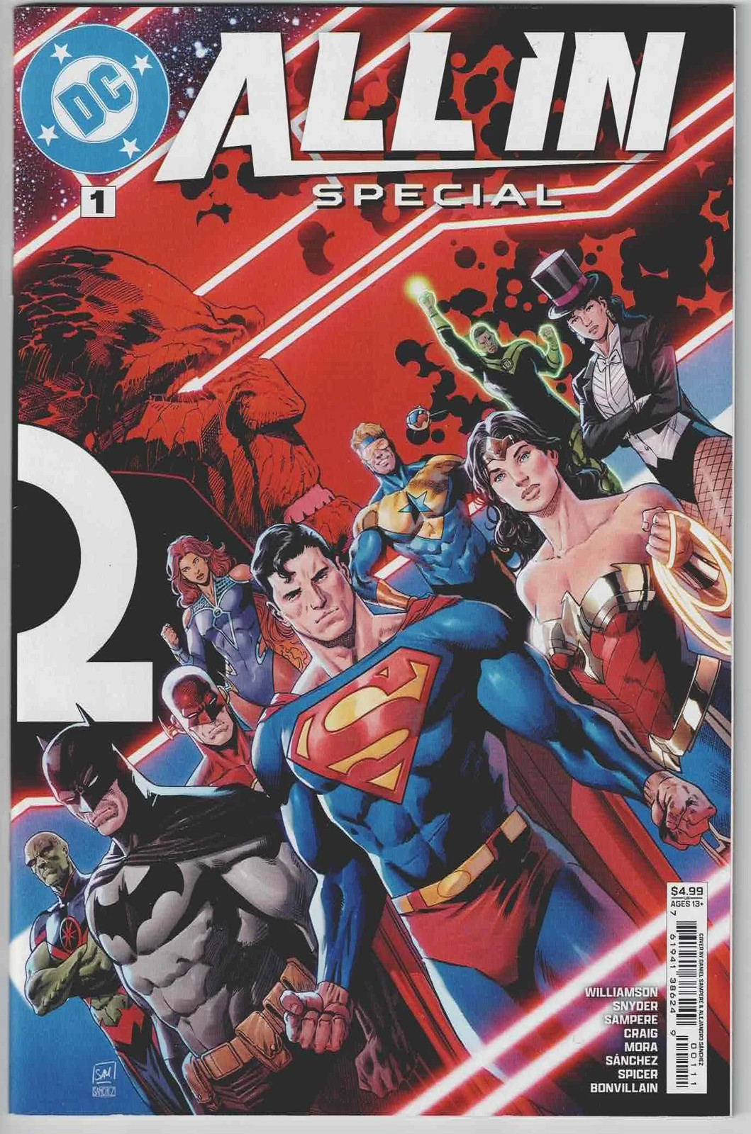 DC All In Special #1 Cover A Daniel Sampere Wraparound FIRST PRINT