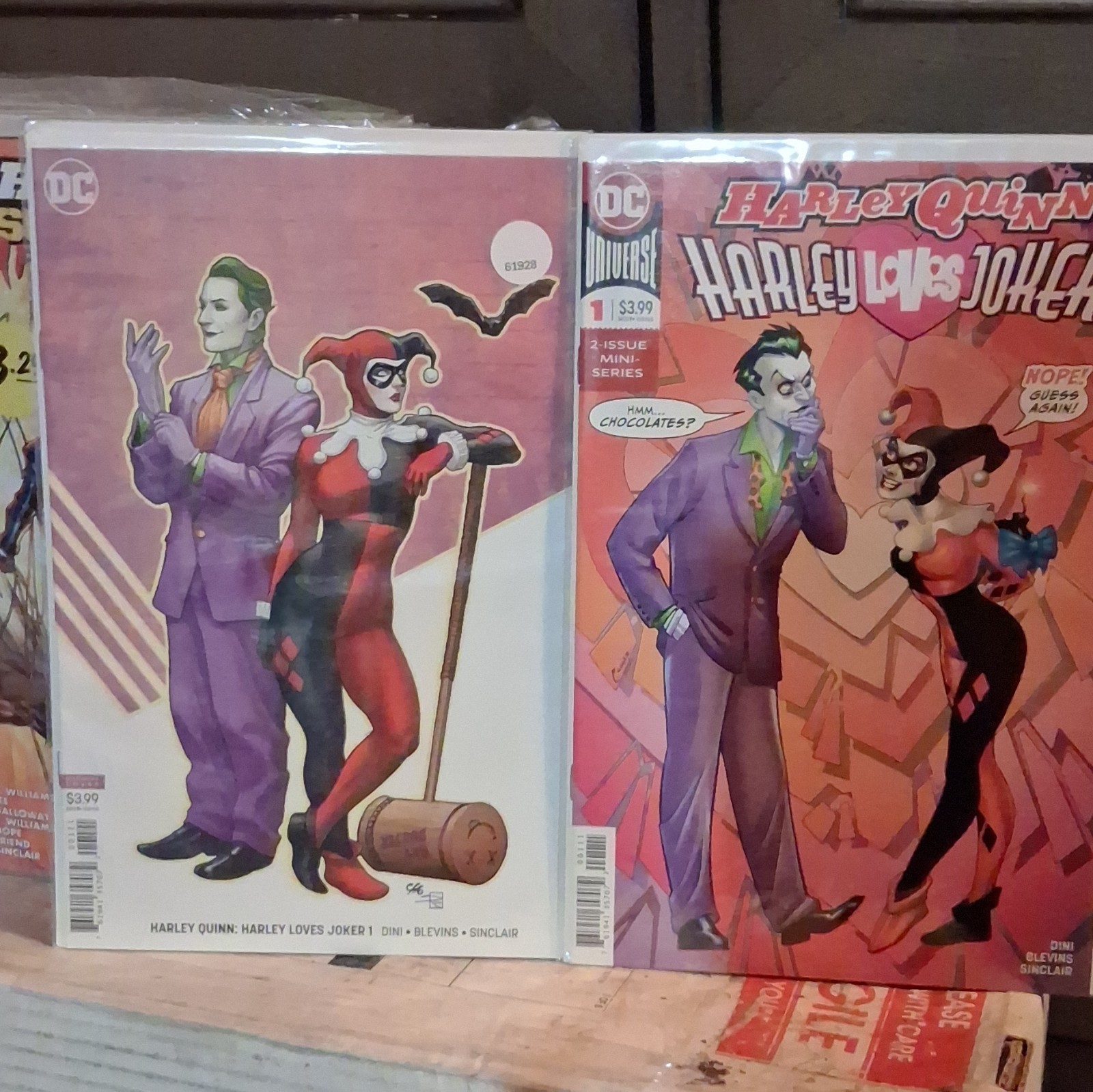 DC Comics Harley Quinn: Harley Loves Joker #1A e #1 Variante Copertina (2018)
