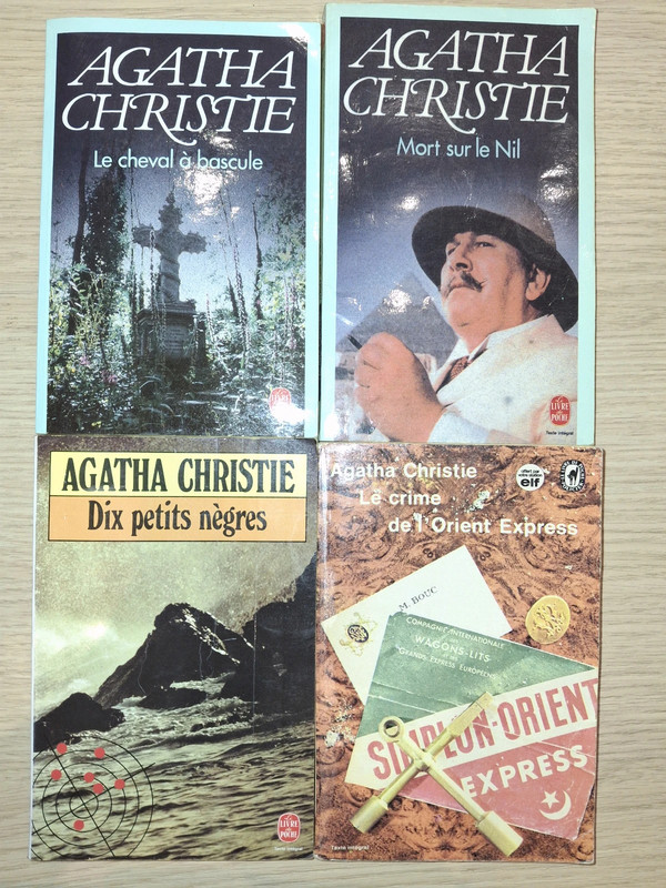 Livres - Agatha Christie - Lot de 4 romans - Multi édition