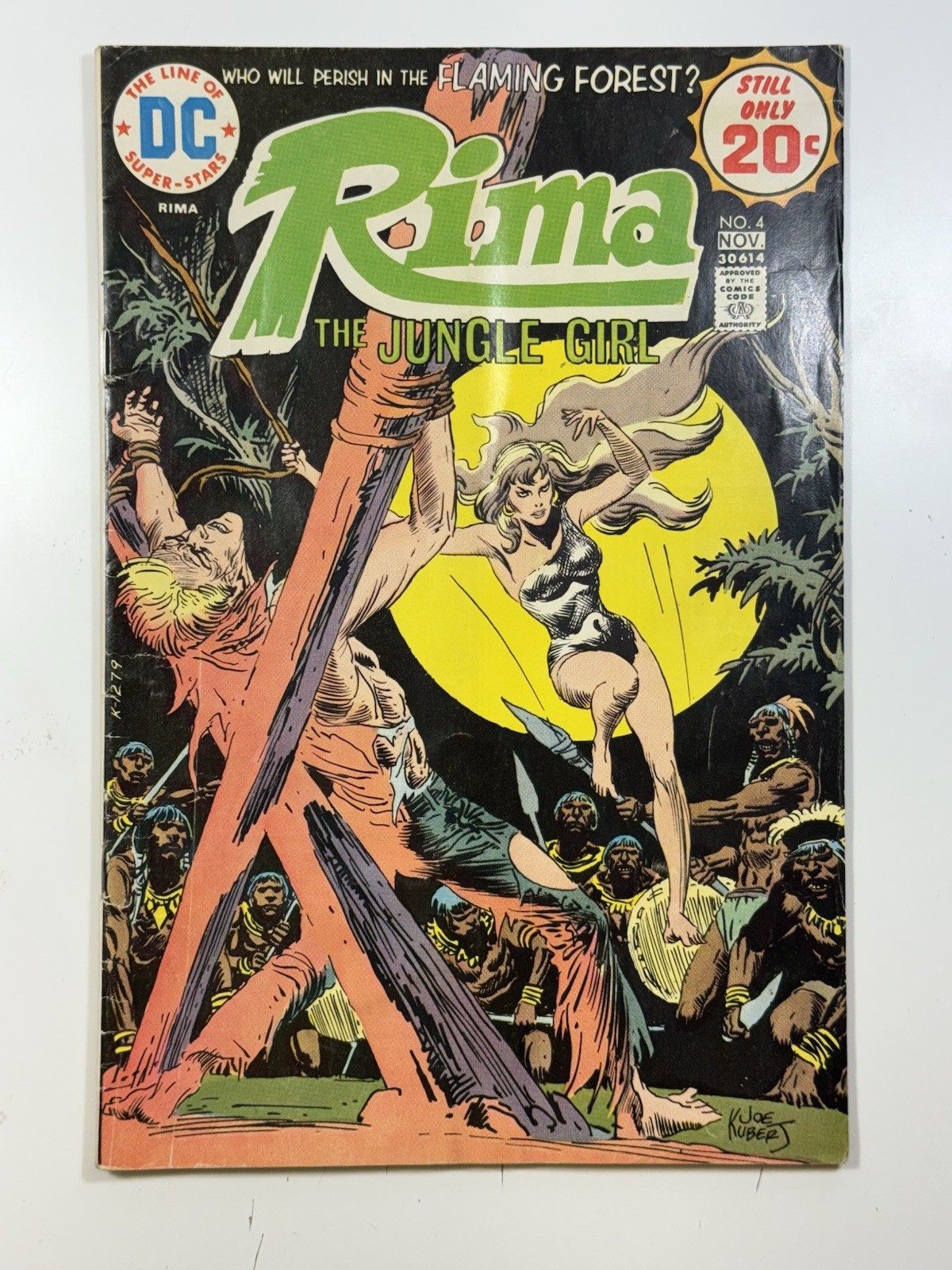 Rima The Jungle Girl #4 • DC Comics • Mark Jewelers Insert Variant • 1974 • G/VG