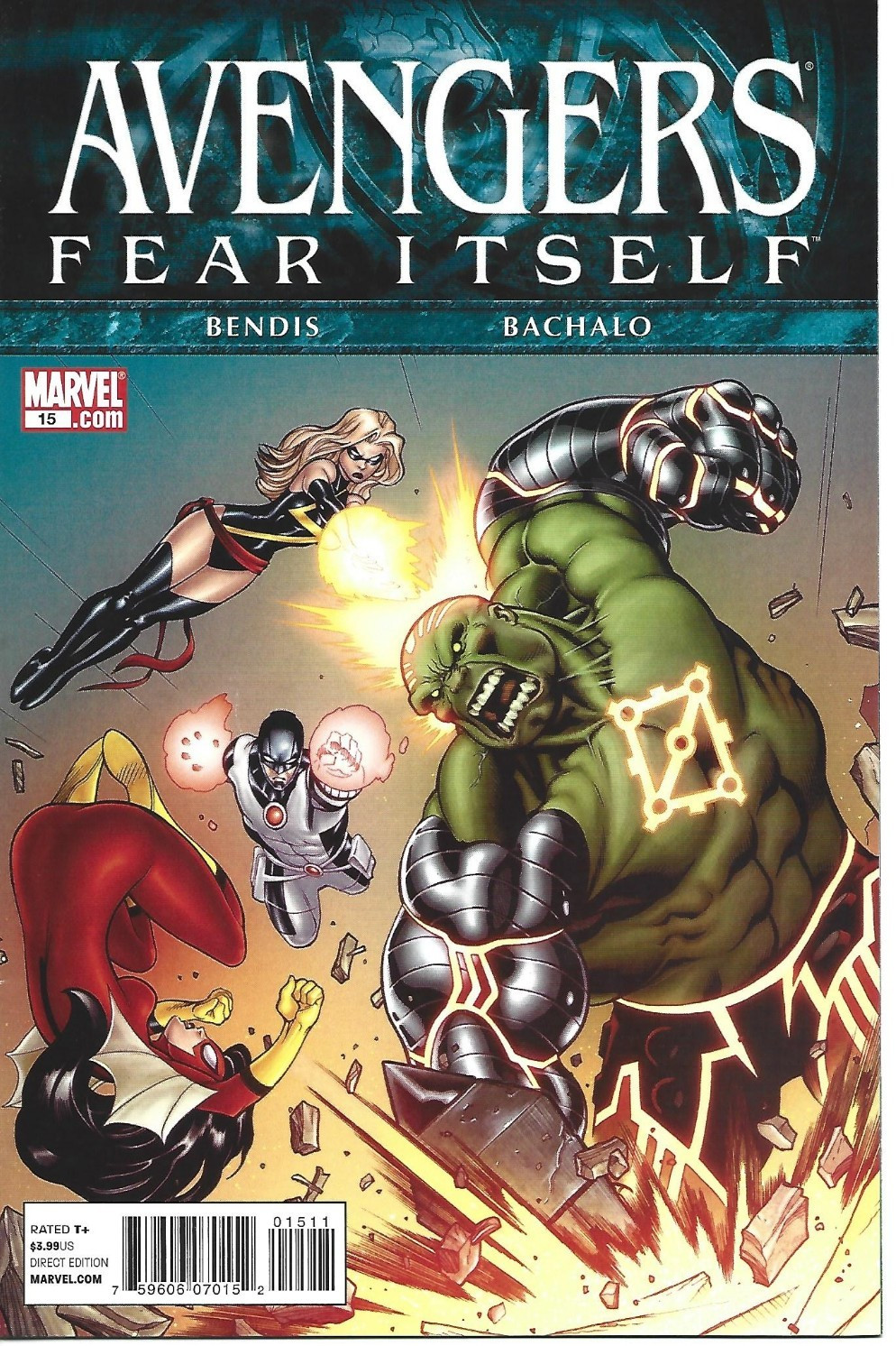 AVENGERS #15 ED MCGUINNESS COVER MARVEL COMICS 2011 IMBALLATA E IMBARCATA