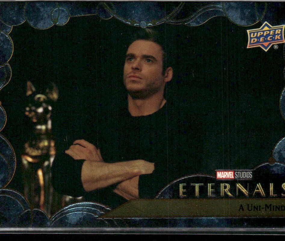2023 Upper Deck Marvel Eternals Blu Parallelo 044/299 #38 - Ikaris