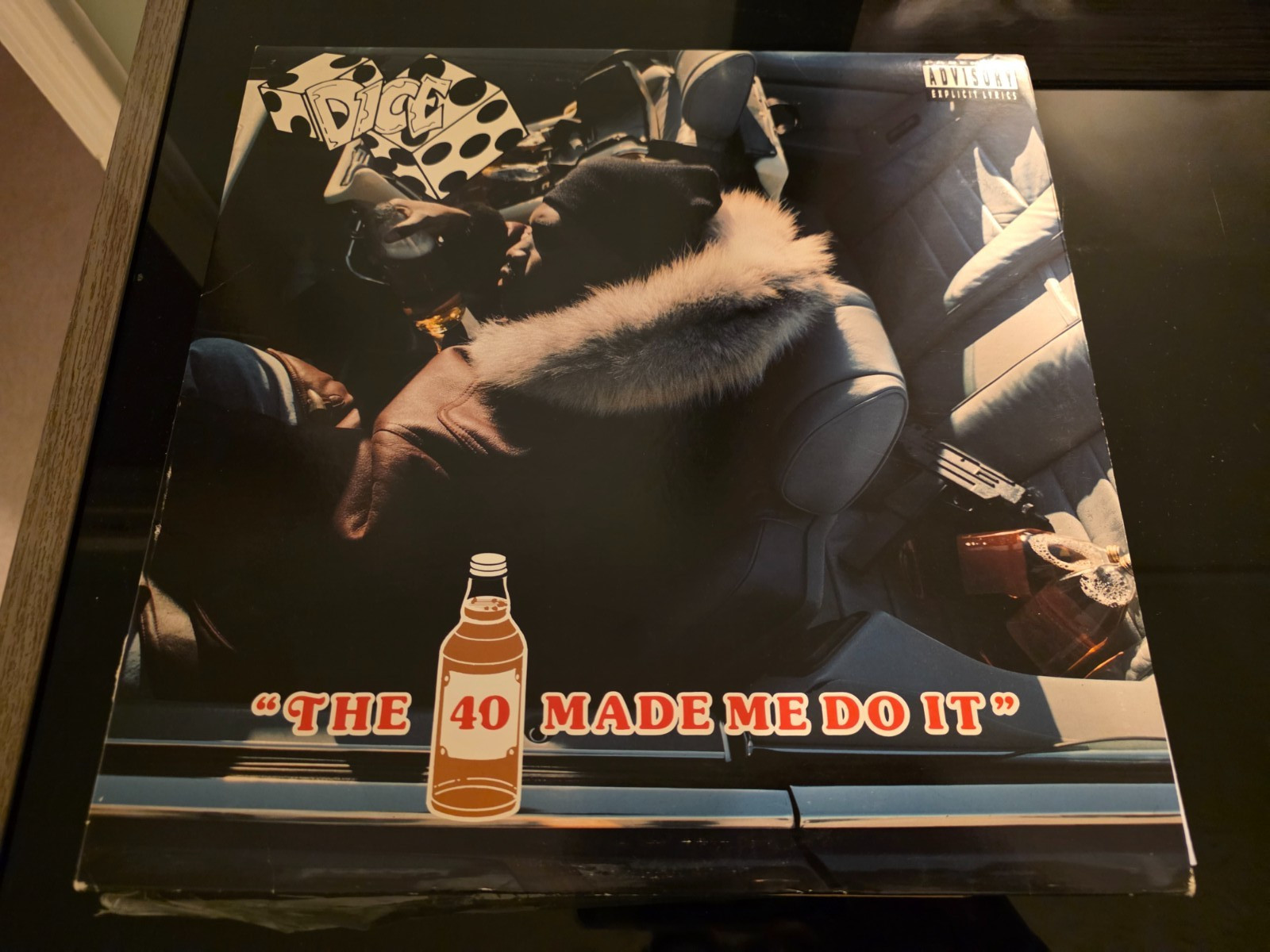 DICE THE 40 MADE ME DO IT 1992 RAW DOGG RECORDS DETROIT GANGSTA RAP LP EX OBSCUR