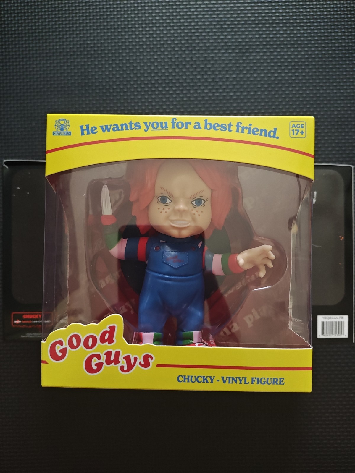 Figurina Chucky Good Guys in vinile da 4,5 pollici di Culturefly NUOVA SIGILLATA