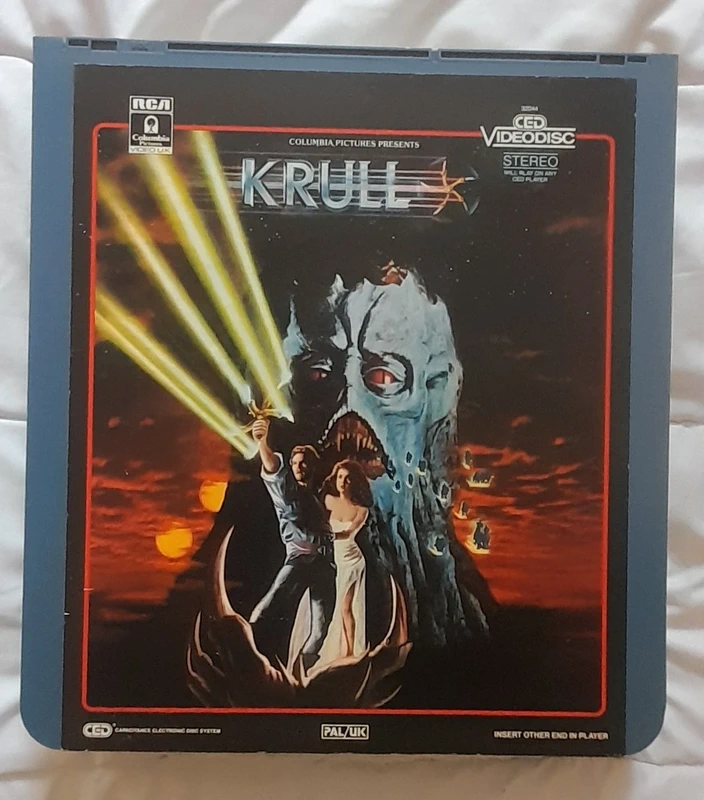 Videodisque ced rca - Krull - Version PAL/UK - Stereo - Teste et fonctionnel