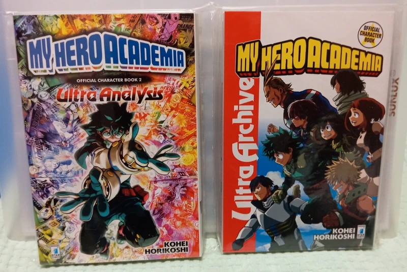 My Hero Academia manga speciali official character book Ultra Archive e Ultra Analysis Star Comics