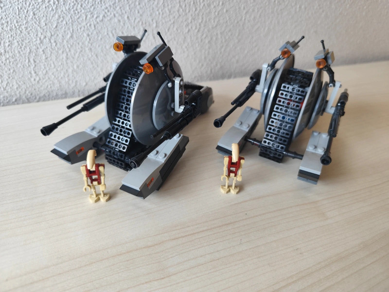 2 Snail Droids separatistas compatibles con LEGO star wars