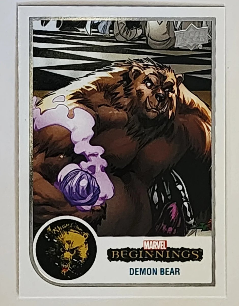 Demon Bear - Card #111 - Upper Deck 2022 Marvel Beginning Vol. 2 serie 1