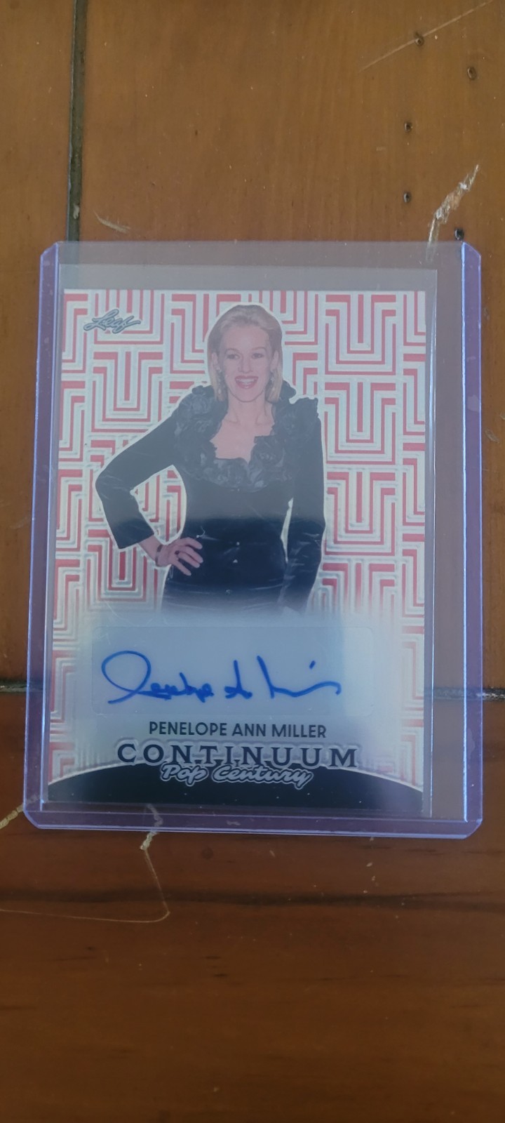 Leaf 2023 Continuum Pop Century Penelope Ann Miller Auto BA-PAM #48/49