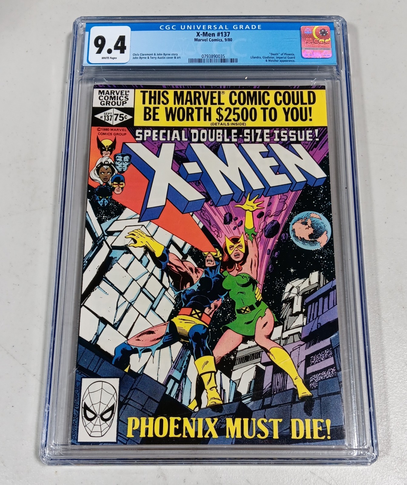 X-Men #137. Graded 9.4. Death of Dark Phoenix!
