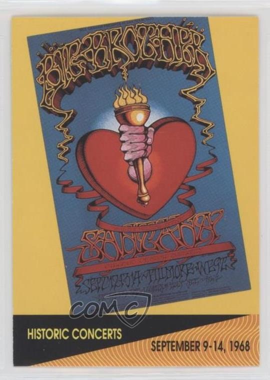 1991-92 Pro Set Super Stars MusiCards Concerti Storici 9-14 Settembre 1968 0f6