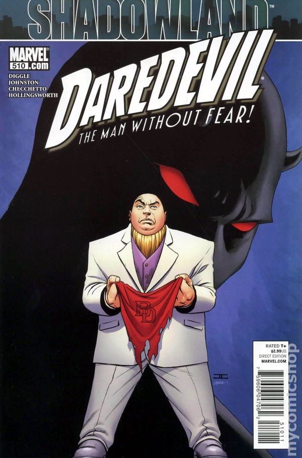 Daredevil #510A Cassaday FN/VF 7.0 2010 immagine stock