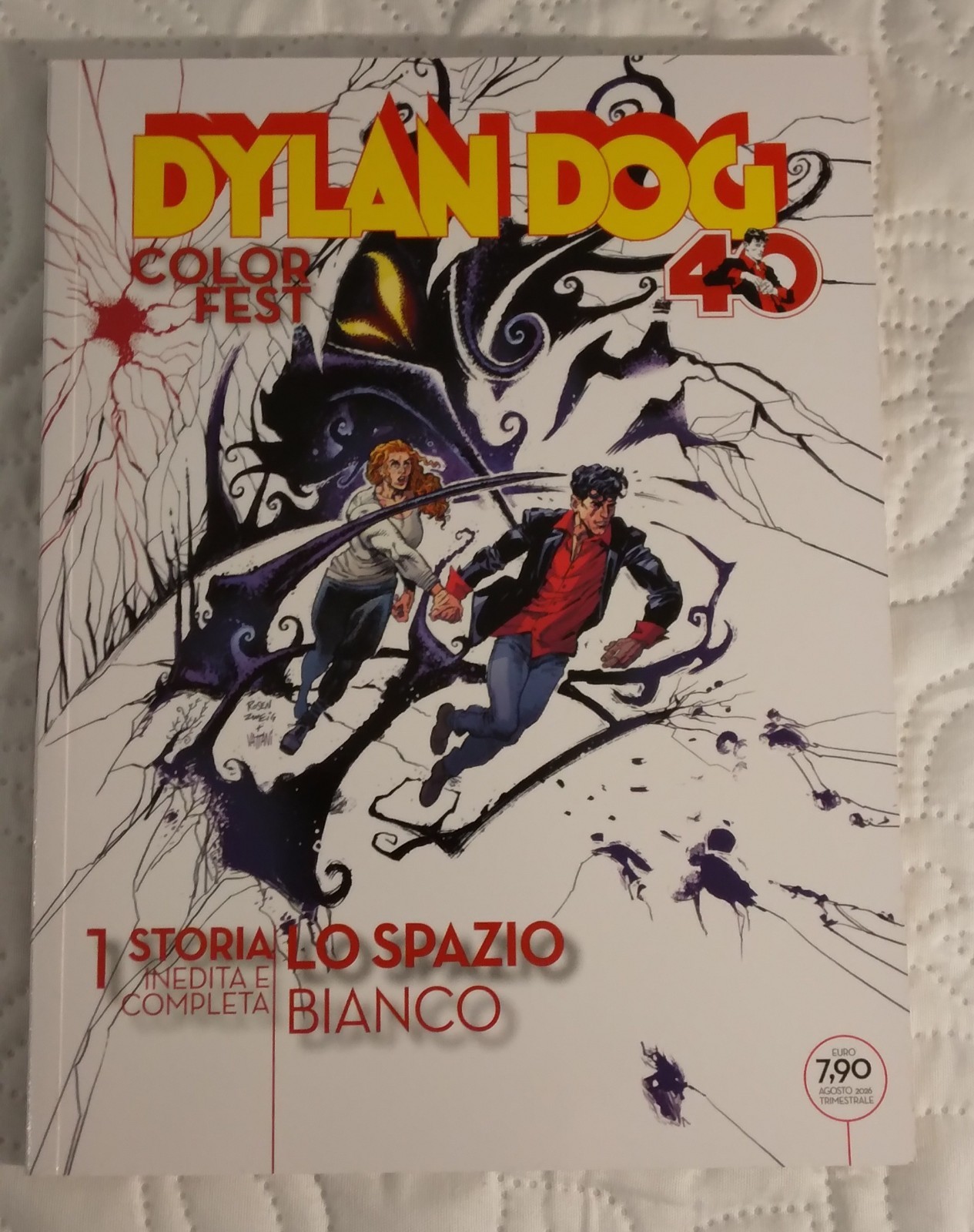 DYLAN DOG COLOR FEST 58- LO SPAZIO BIANCO- ROSENZWEIG- OTTIMO- SPED GRATUITA