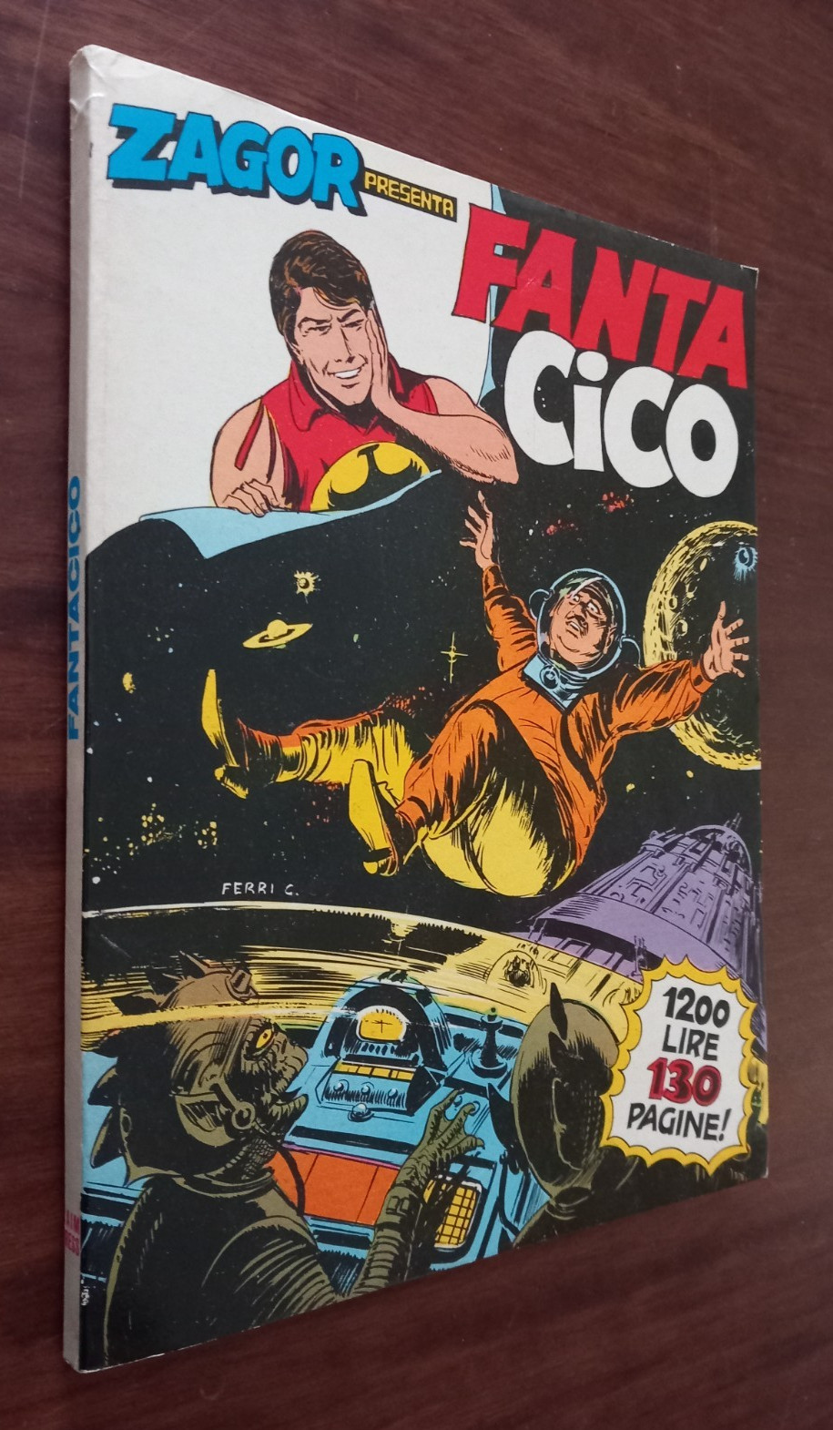 B6378 ZAGOR PRESENTA FANTACICO SUPPL. N° 266 DI ZENITH GIGANTE DAIM PRESS 1983