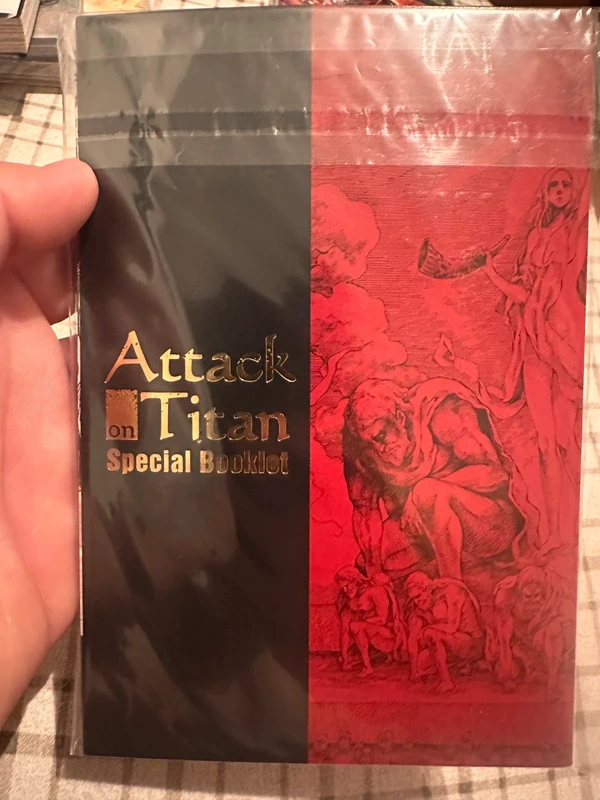 Attack on Titan special booklet autografato
