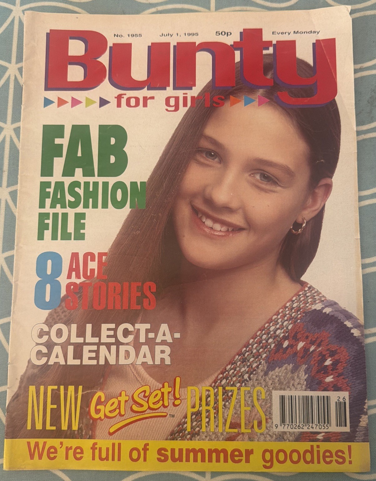 BUNTY COMIC 1 JULY 1995 - CÉLINE DION 40 45 BIRTHDAY gift idea 90’s girls 