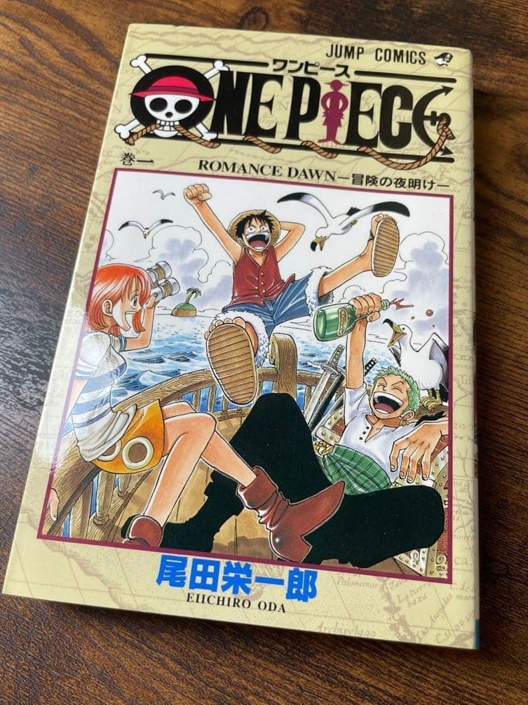 ONE PIECE Vol.1 Prima Edizione 1997 1° Stampa con Notizie Fumetto Vol.195 Manga