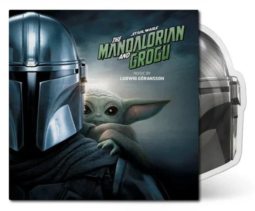 Ludwig Goransson Signed Star Wars The Mandalorian and Grogu Helmet Die-Cut Vinyl