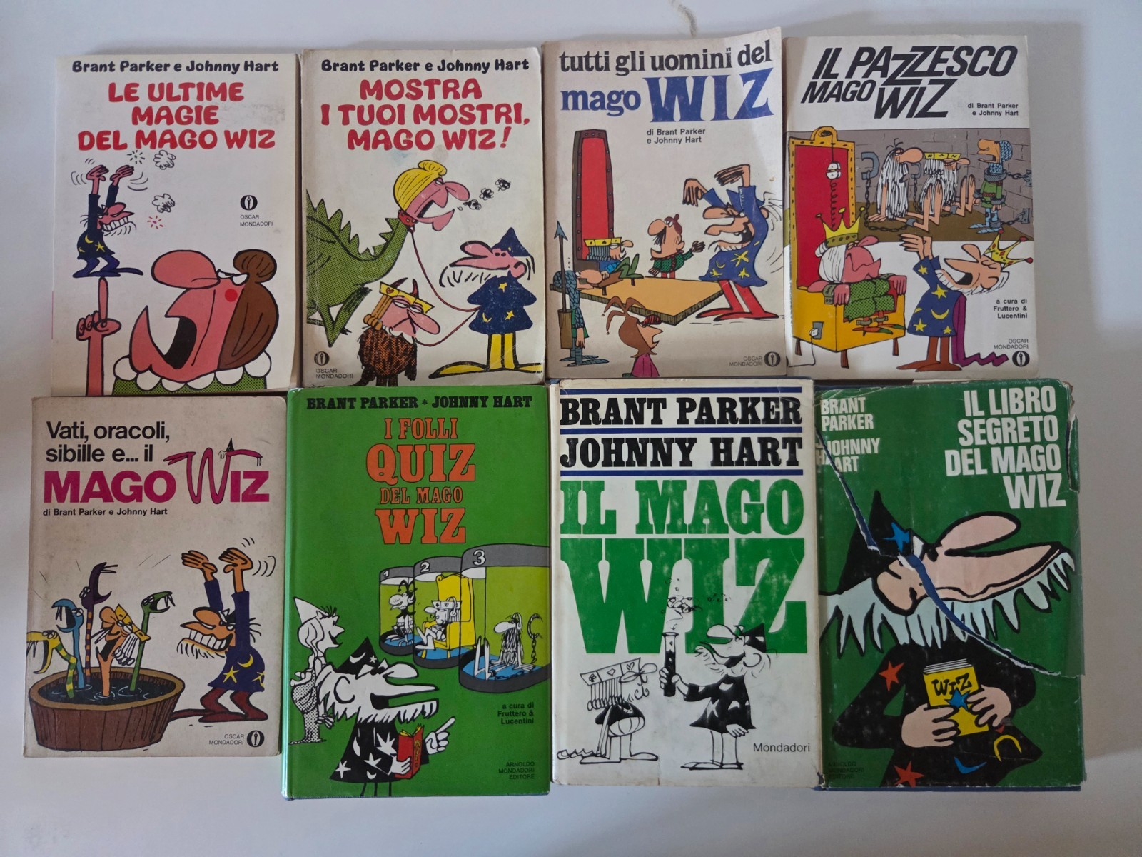 Lotto Il Mago Wiz vintage (8 volumi, quasi tutte prime edizioni)