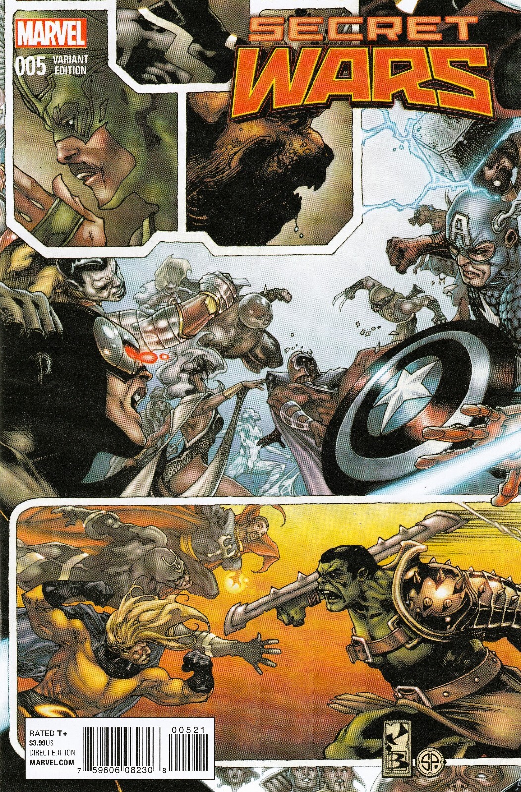 GUERRE SEGRETE #5 (2015) SIMONE BIANCHI 1:20 VARIANTE INCENTIVE ~ NON LETTO NM