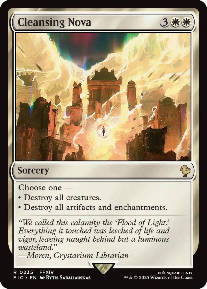 2025 Magic: The Gathering: FIC - Cleansing Nova (#235, Rare, Near Mint) NM