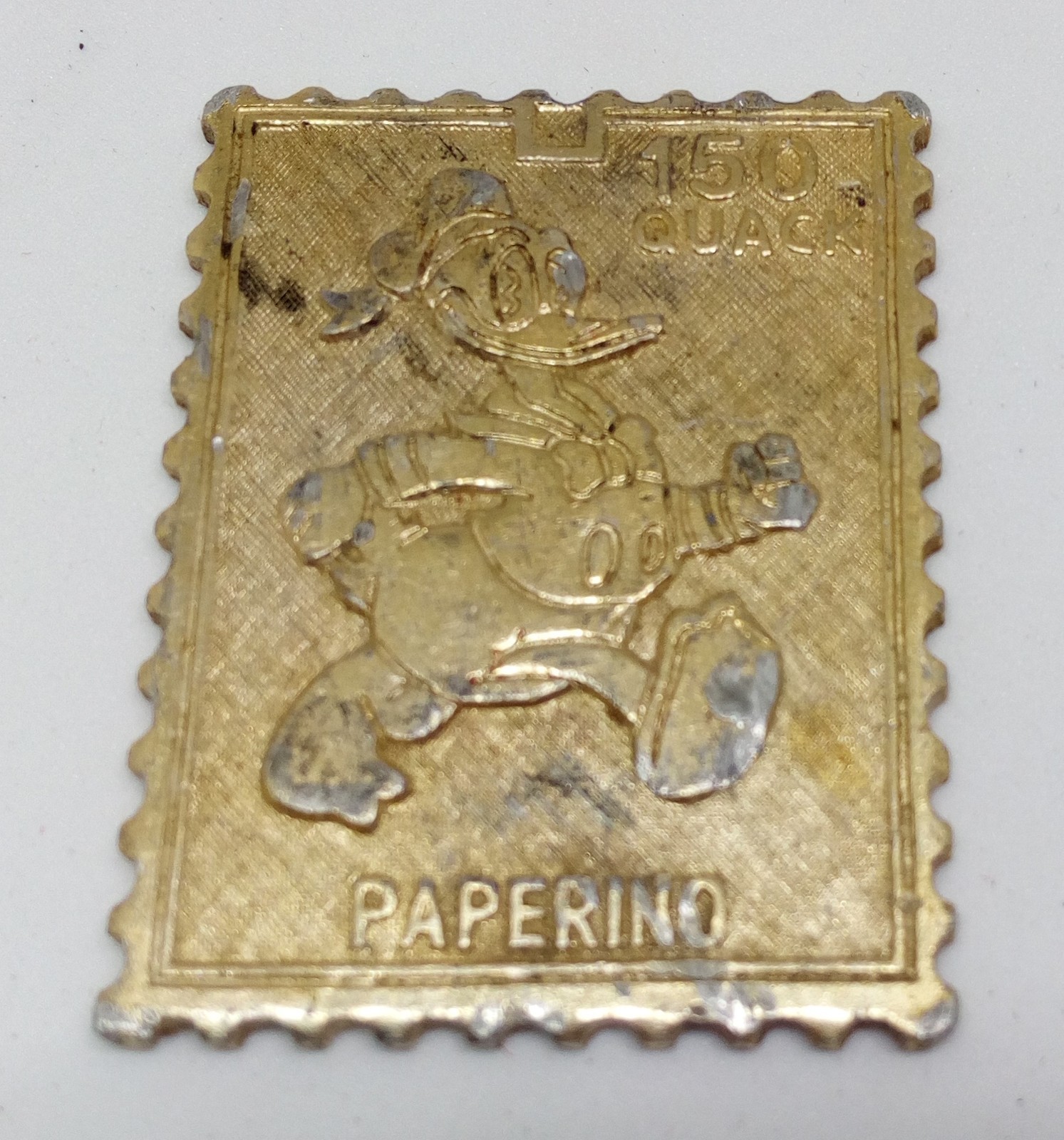 65548 Gadget - Operazione Quack - Francobollo Metallico Paperino
