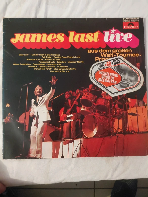 James Last – James Last Live – 2LP – Polydor 2630 070 – 1974