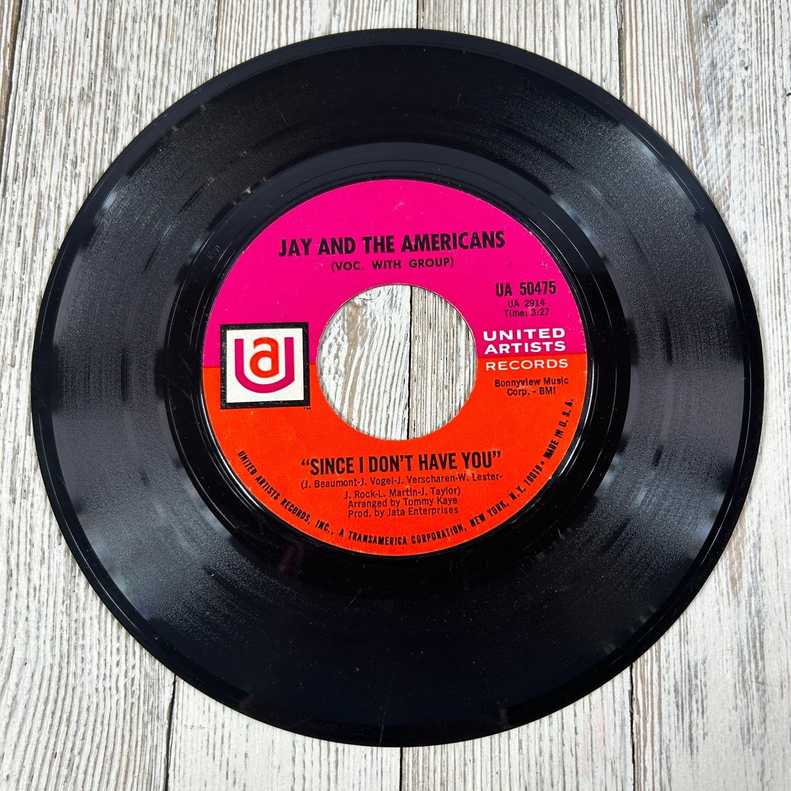Jay And The Americans - This Magic Moment 7" Record 1968 United Artists Pop 45