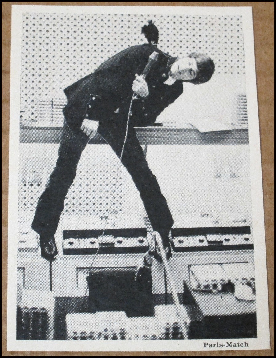 1967 Imperatore Rosko Michael Pasternak rivista ritaglio foto 2,5"x3,5" vintage DJ